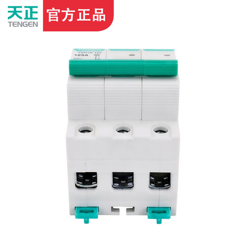 TENGEN天正TGH1N小型隔离开关HL30-125断路器导轨1 2P 3P 4P 100A - 图1