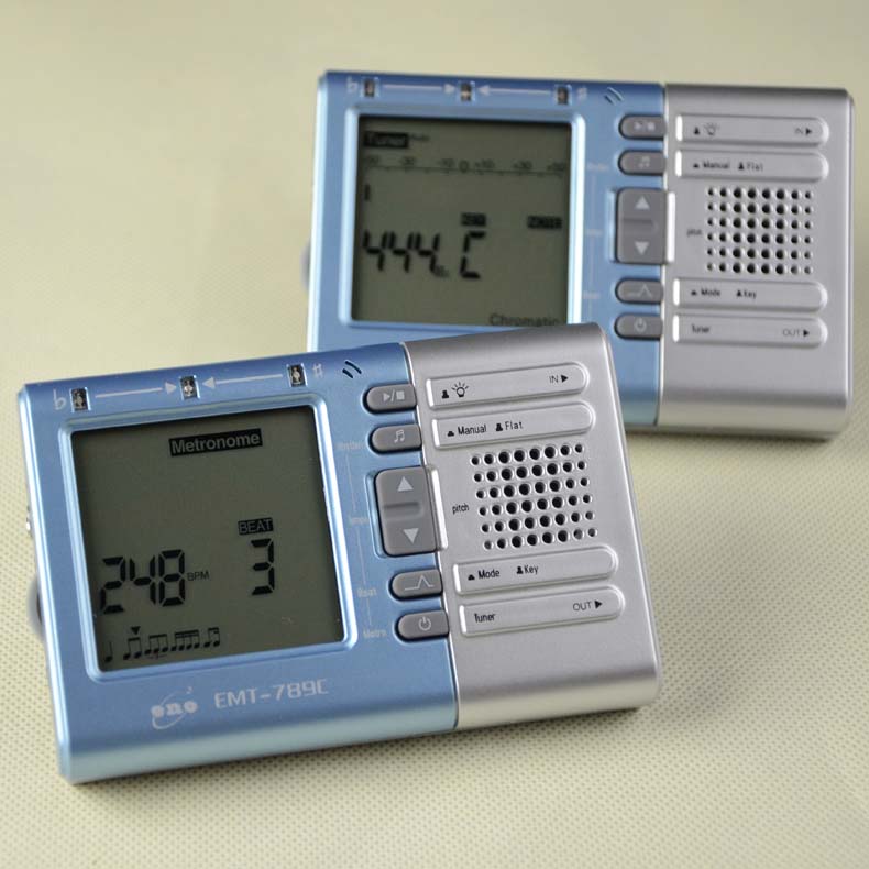 长尧乐器专营店伊诺 节拍器 校音定音器三合一 电子调音器通用型 多功能乐器配件2