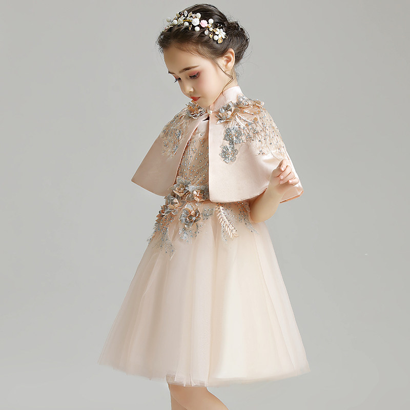 女童礼服公主裙花童婚纱走秀儿童钢琴演出服主持人晚礼服洋气秋冬,淘宝优惠券,粉丝福利购,淘宝优惠卷