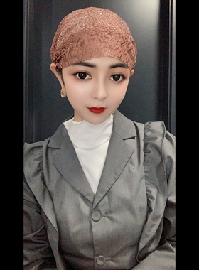 弹力松紧真丝简约时尚穆帽女帽子