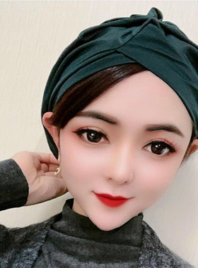 网红包头帽穆斯女士纱巾爆款