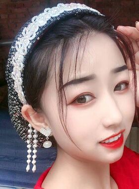秋冬新款女士时尚风流苏包头帽