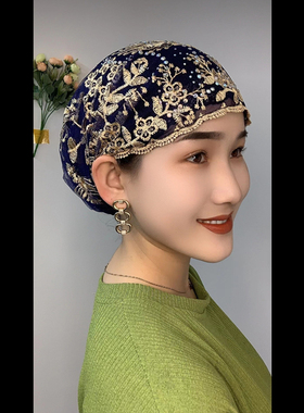 包头帽逛街优雅女春夏