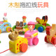 Pull string toy no drag toddler toy car pull car