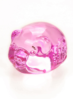 琉璃生肖招财猪水晶猪装饰家居