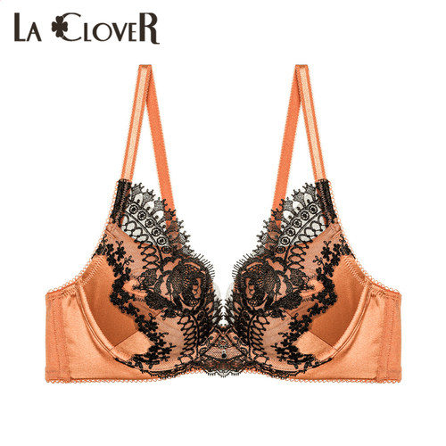 LACLOVER闪耀奥斯卡3/4超柔软模杯蕾丝内衣LC11UD1 - 图0