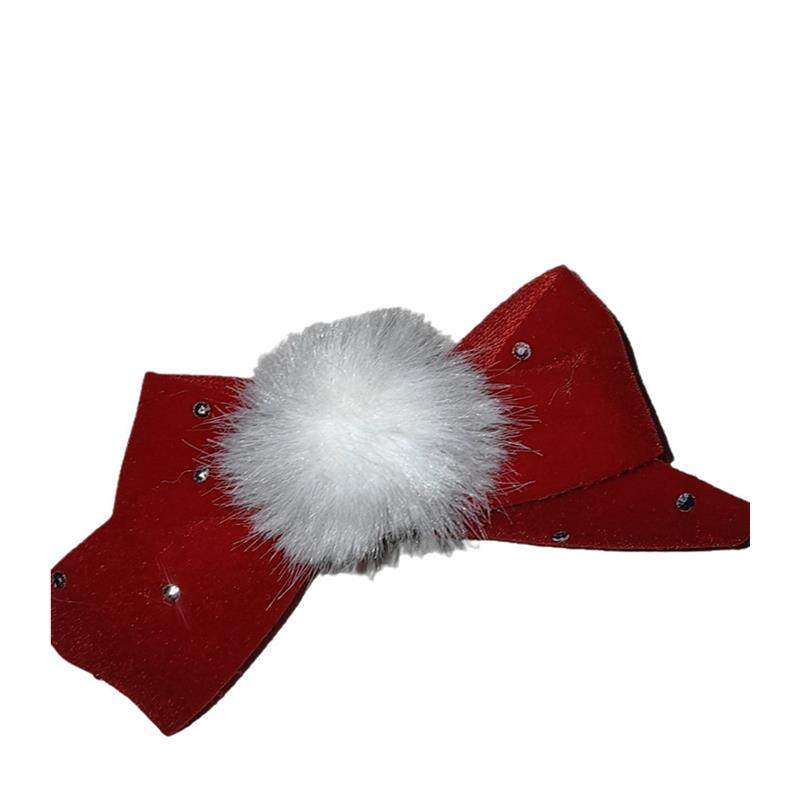 儿童新年红色喜庆蝴蝶结发夹刘海侧边BB夹女童扎头发皮筋发圈头绳,淘宝优惠券,粉丝福利购,淘宝优惠卷