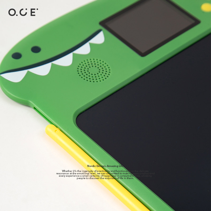 OCE小鳄鱼儿童多功能学练机早教机拼音识字宝宝手写字绘画画板,淘宝优惠券,粉丝福利购,淘宝优惠卷