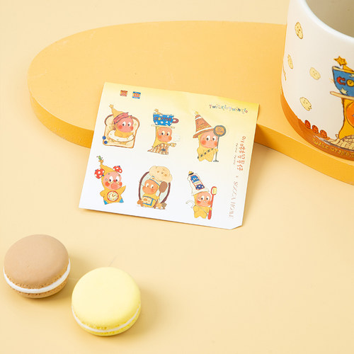 OCE吐司星星人胖胖杯陶瓷马克杯水杯家用喝水咖啡杯高颜值情侣杯 - 图3