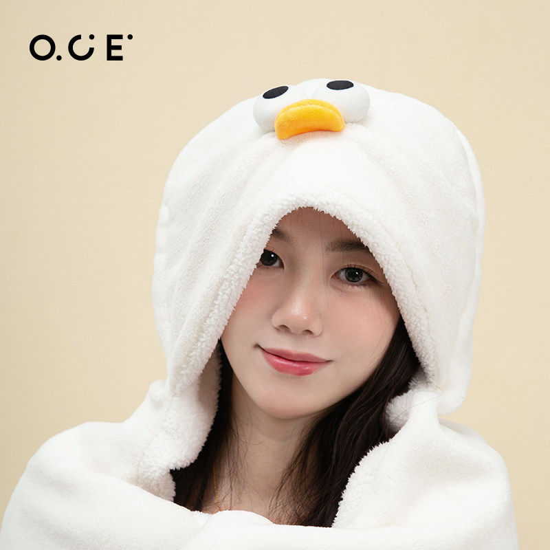 oce海鸥oddy拥抱毛绒披风沙发毯子 OCE休闲毯/毛毯/绒毯