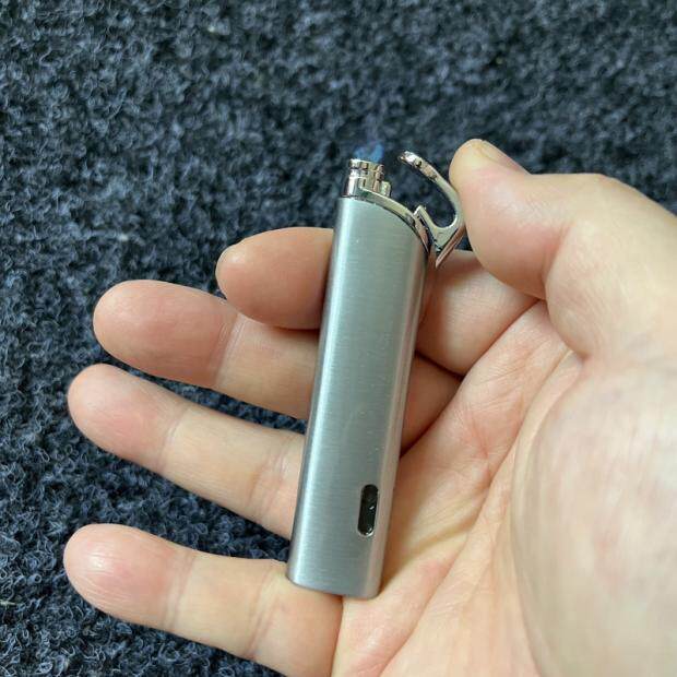 Zinc alloy shell windproof inflatable lighter