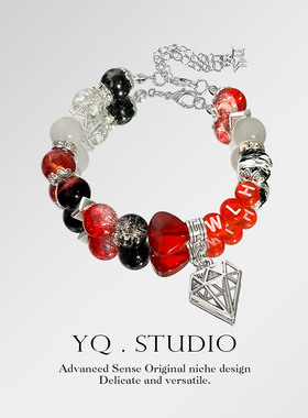 YQ.STUDIO原创设计《心跳》王力宏音乐专辑封面高颜值ins手串手链