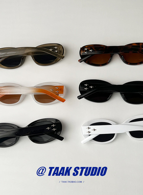 甜酷辣妹网红防晒太阳眼镜