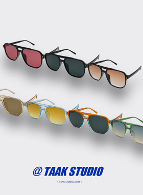 潮牌网红ins墨镜明星凹造型个性韩版时尚港风嘻哈眼镜太阳镜男夏