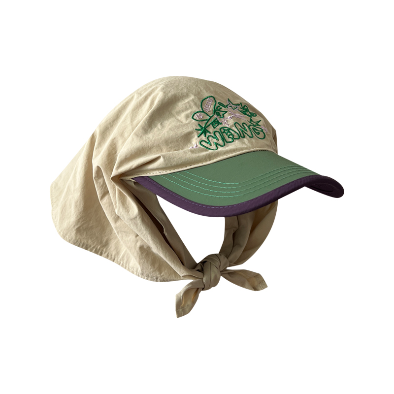 多种戴法头巾帽子小众速干遮阳帽女户外露营鸭舌帽滑板包头棒球帽 - 图3