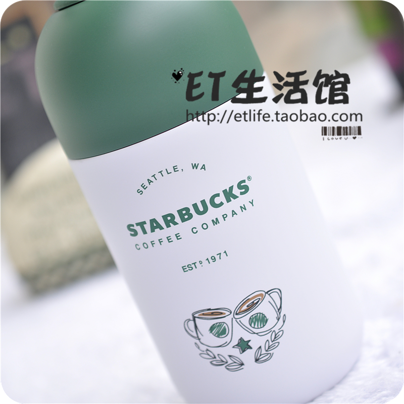 星巴克杯子2022环保季咖啡小熊茶隔不锈钢随行杯胶囊保温杯泡茶杯