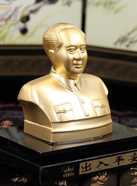 厂家 高端水晶香水座/汽车香水座/金属汽车香水座 /毛主席摆件y7