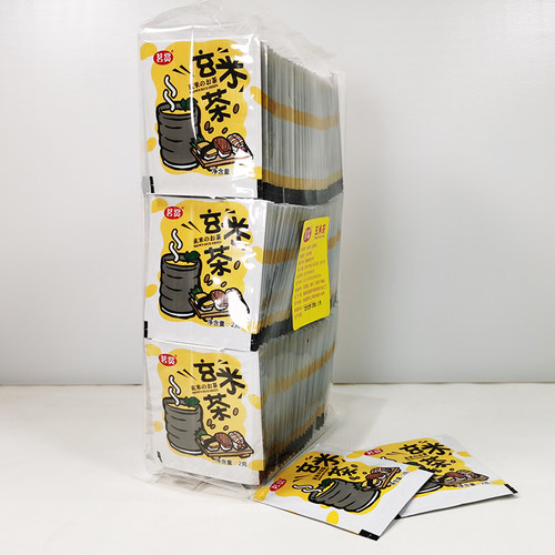 茗赏玄米茶寿司料理店专用茶包2g*100小包袋泡茶新A级日式玄米茶 - 图1