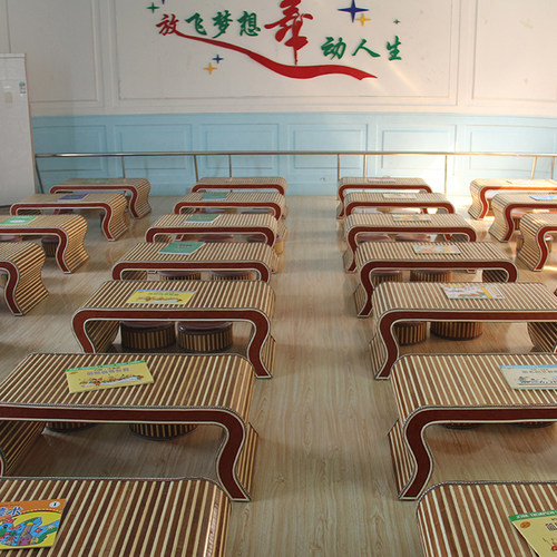 实木国学桌幼儿园课桌中式辅导班桌椅琴桌艺琴桌小学生培训围棋桌 - 图2