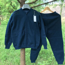 NEW PILOT SUEDE SUEDE PANTS SKY BLUE SUEDE PANTS SUIT CASHEW LASER-CHAIN SWEATER WIRE SWEATER PANTS