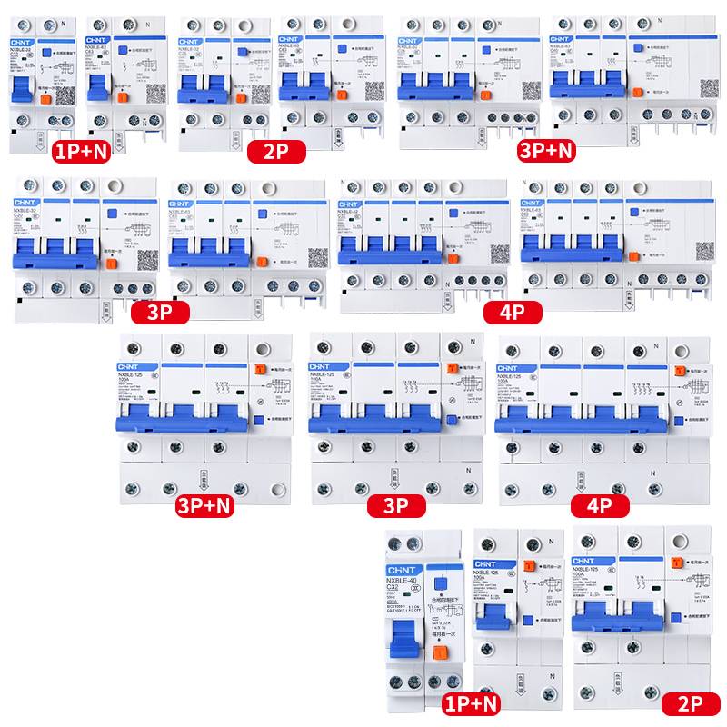 正泰昆仑NXBLE-32/631234P 63 漏电断路器保护器DZ47LE漏保升级款 - 图2