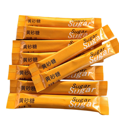 BoteCaptain/波特船长咖啡黄糖包黄砂糖独立小包装易溶解5克100条 - 图3