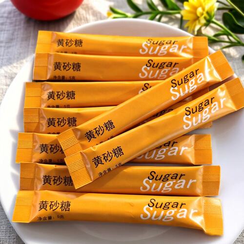 BoteCaptain/波特船长咖啡黄糖包黄砂糖独立小包装易溶解5克100条 - 图2