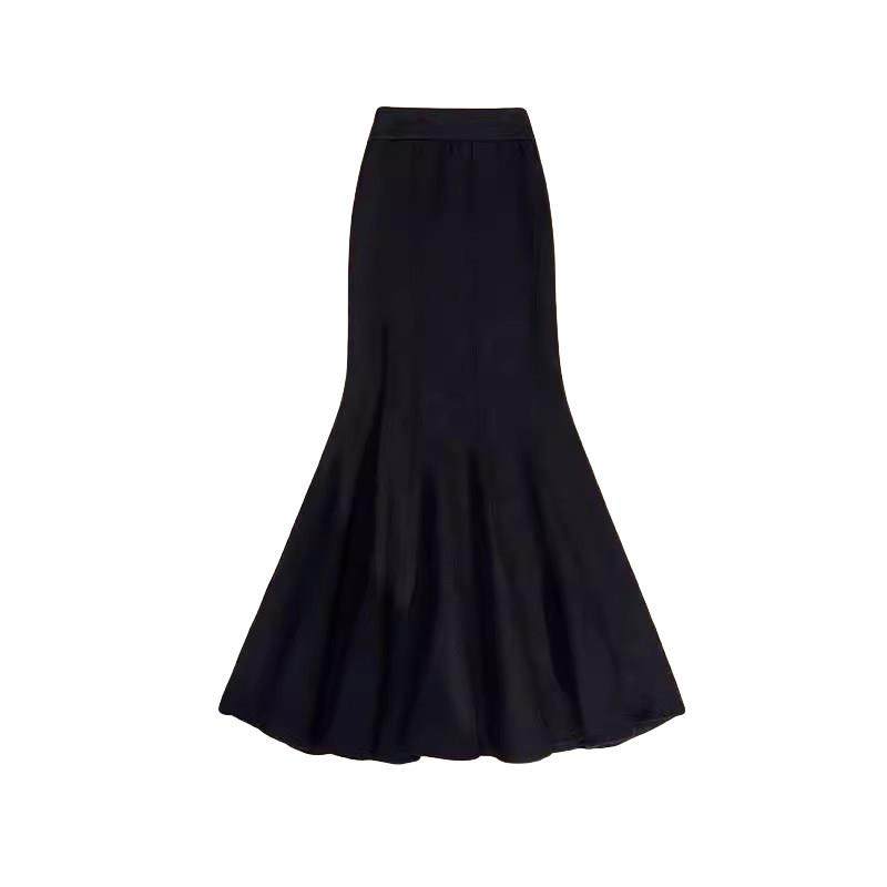 大码高级感白色针织鱼尾半身裙女初夏胖mm显瘦小个子独特包臀半裙,淘宝优惠券,粉丝福利购,淘宝优惠卷