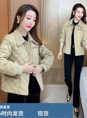 轻薄菱格檰服女装秋冬季2