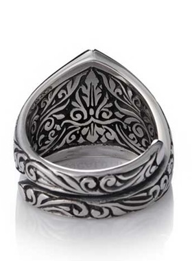 明星同款光明会全视之眼戒指项链共济会徽章复古上帝之眼十字杵