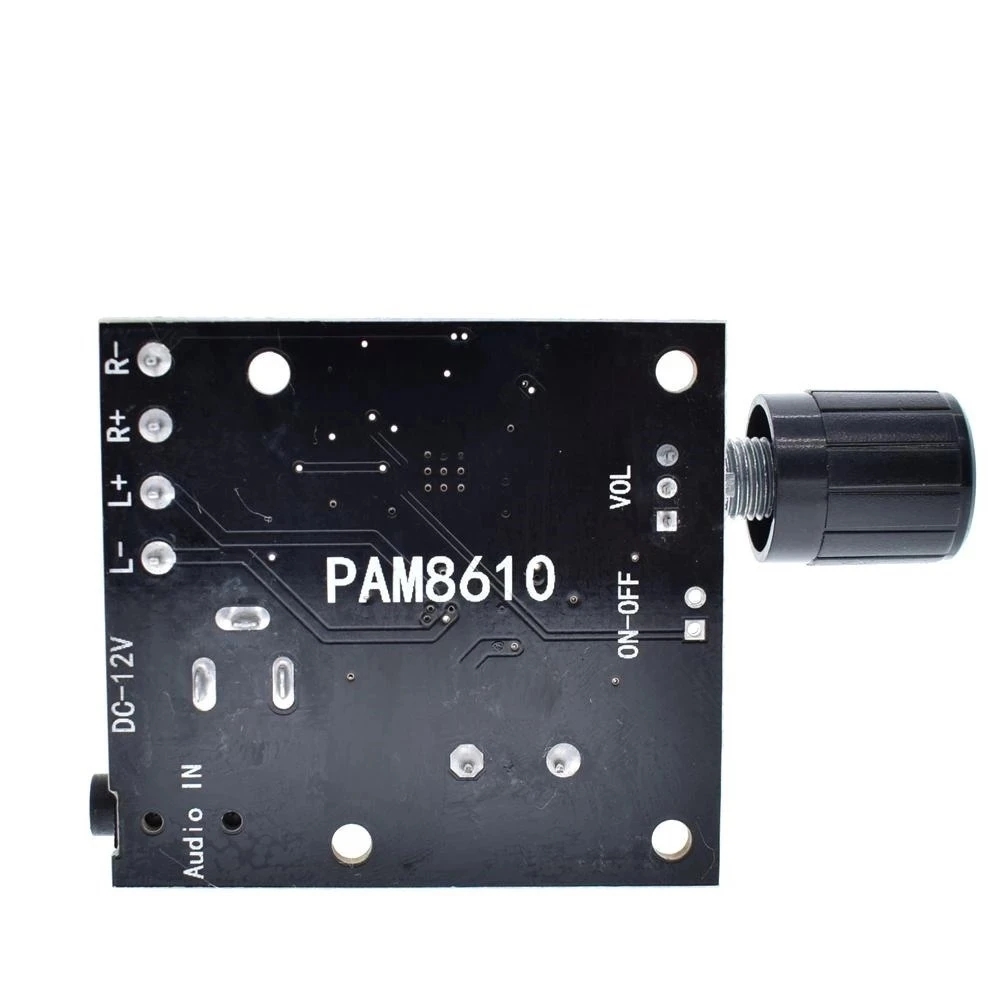 PAM8610双声道12V高清功放板纯数字功放 15W*2大功率功放模块-图2