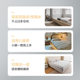 Xilinmen 0 glue jute thin mattress white knight slim