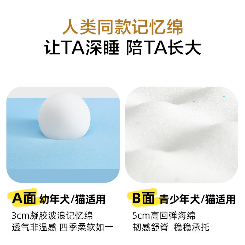 【宠物垫】喜临门宠物垫子防滑垫猫窝狗垫四季通用记忆棉睡觉垫子,淘宝优惠券,粉丝福利购,淘宝优惠卷