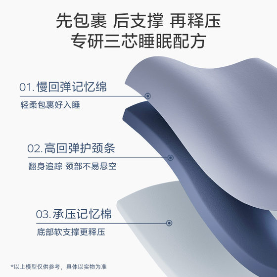 Xilinmen memory foam pillow small wave pillow