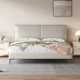 Xilinmen leather modern simple double bed