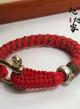 逆鳞红绳本命年红手绳纯银生肖守护神属相龙手工DIY材料包粗2025
