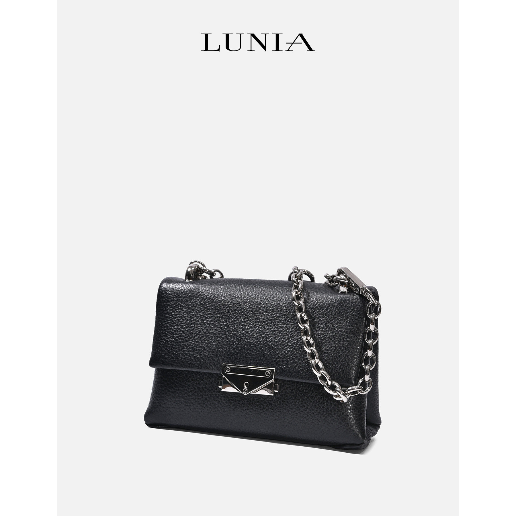 头层牛皮mk新款韩版包包欧美斜挎包 lunia路尼亚女士包袋