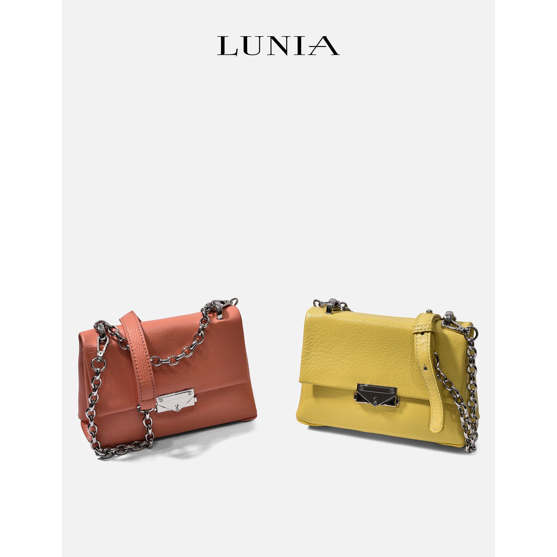 头层牛皮mk新款韩版包包欧美斜挎包 lunia路尼亚女士包袋