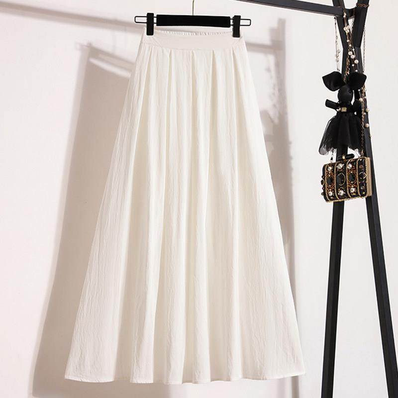 大尺码赫本风黑色百褶垂感半身长裙女夏季胖mm显瘦a字西装半裙伞,淘宝优惠券,粉丝福利购,淘宝优惠卷