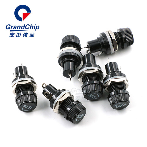 保险管插座熔断器保险盒保险丝fuse断路器耐高温 5*20mm 10A 250V - 图3