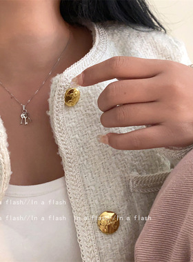 2025年时尚感轻奢颈链女小众设计简约钥匙吊坠锁骨链韩版时尚配饰