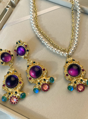 中古vintage套装合金珍珠