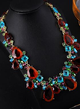 高级感夸张欧美轻奢小众复古饰品