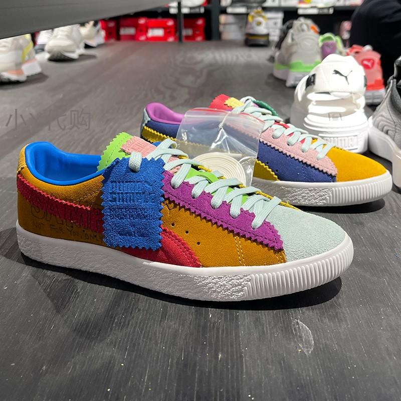 PUMA SUEDE VTG MICHAEL翻毛皮拼接撞色男女休闲板鞋 382164 - 图0