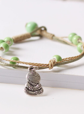 小众陶瓷原创民族风生肖手链