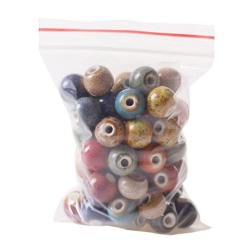 10mm陶瓷小饰品配件陶瓷花釉散珠diy圆形串珠学生女手工编织材料,淘宝优惠券,粉丝福利购,淘宝优惠卷