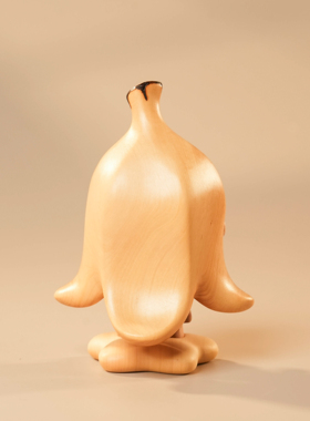 原创手办木质潮玩礼物原上城winki小叶黄杨治愈情绪办公室摆件