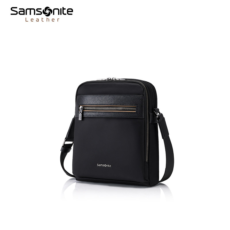 新秀丽斜挎包男款外出便携包包年轻商务单肩包挎包多功能挂包 45Q