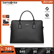 New Show Limen Mens briefcase Business handbag commuter Male Skew Satchel FASHION COMPUTER BAG MENS BAG TK3