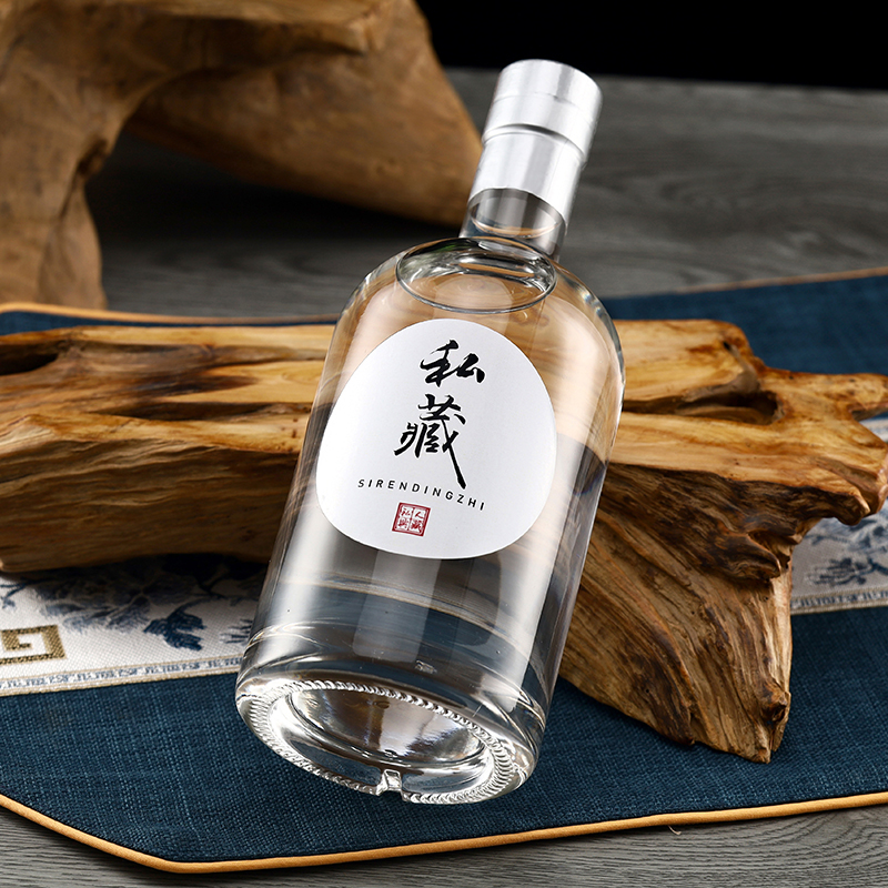 玻璃白酒瓶空酒瓶专用酿酒瓶密封一斤分装泡酒瓶高档木塞存酒瓶子 - 图2